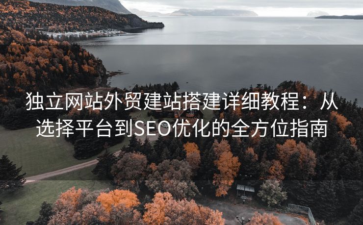 独立网站外贸建站搭建详细教程：从选择平台到SEO优化的全方位指南