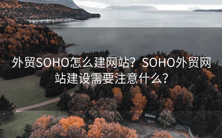 外贸SOHO怎么建网站？SOHO外贸网站建设需要注意什么？