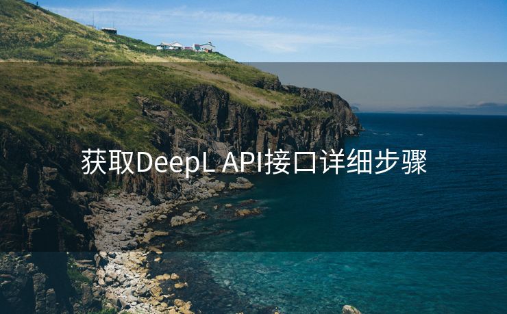 获取DeepL API接口详细步骤