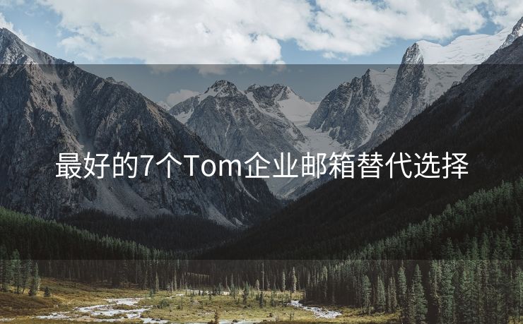 最好的7个Tom企业邮箱替代选择