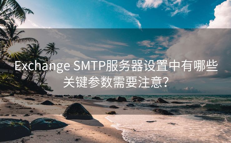 Exchange SMTP服务器设置中有哪些关键参数需要注意？