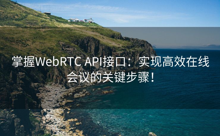 掌握WebRTC API接口：实现高效在线会议的关键步骤！