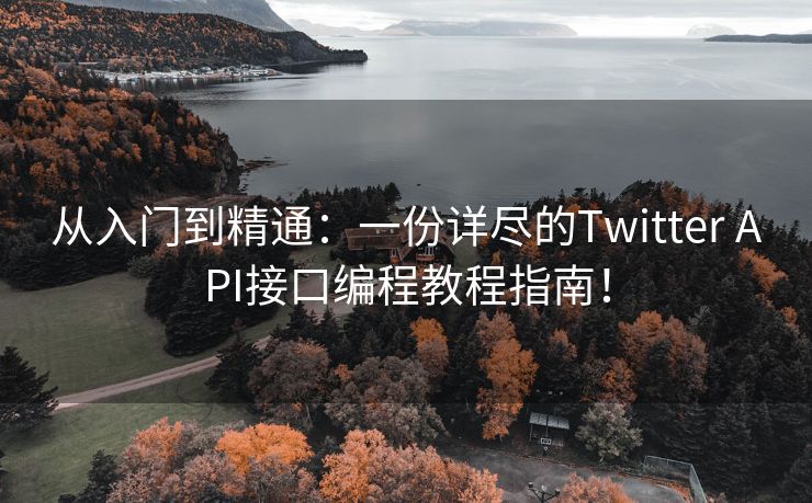 从入门到精通：一份详尽的Twitter API接口编程教程指南！